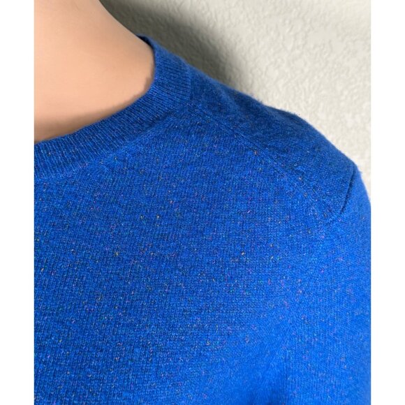 A.P.C. Women's Crewneck Pullover Sweater Blue Speckled - Picture 2 of 11